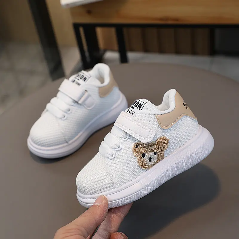 Baby Kids Sneakers Anti Slip Soft Soled Casual Shoes for Boys Girls Toddlers Four Seasons Fashion Sports Infant Walking Flats
