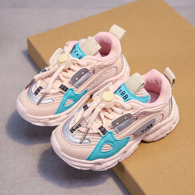 Breathable Mesh Toddler Sneakers for Boys Girls Non-Slip Kids Casual Running Sports Shoes Outdoor Autumn Children Footwear