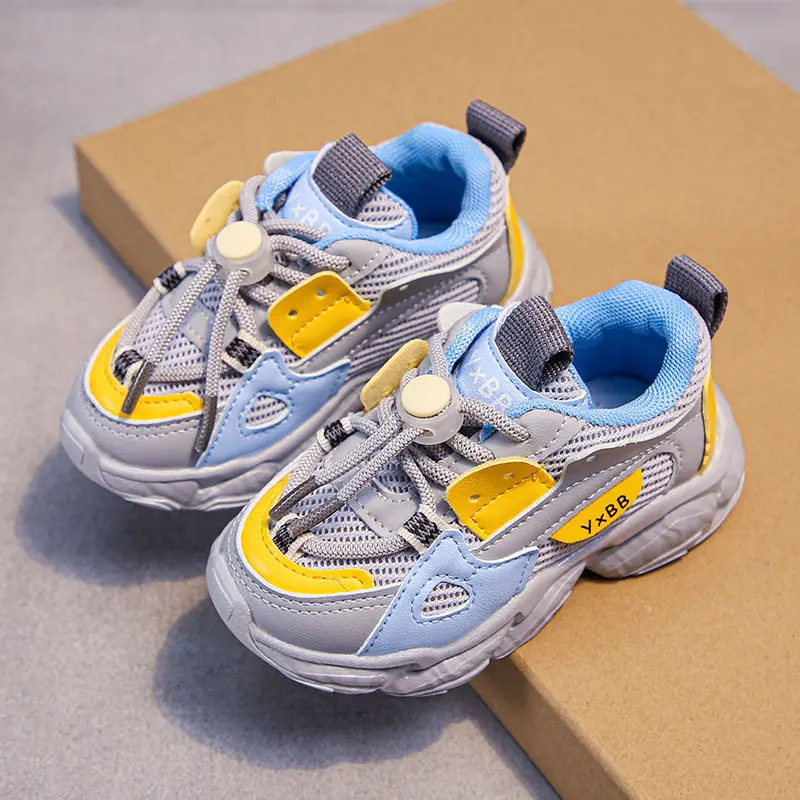 Breathable Mesh Toddler Sneakers for Boys Girls Non-Slip Kids Casual Running Sports Shoes Outdoor Autumn Children Footwear