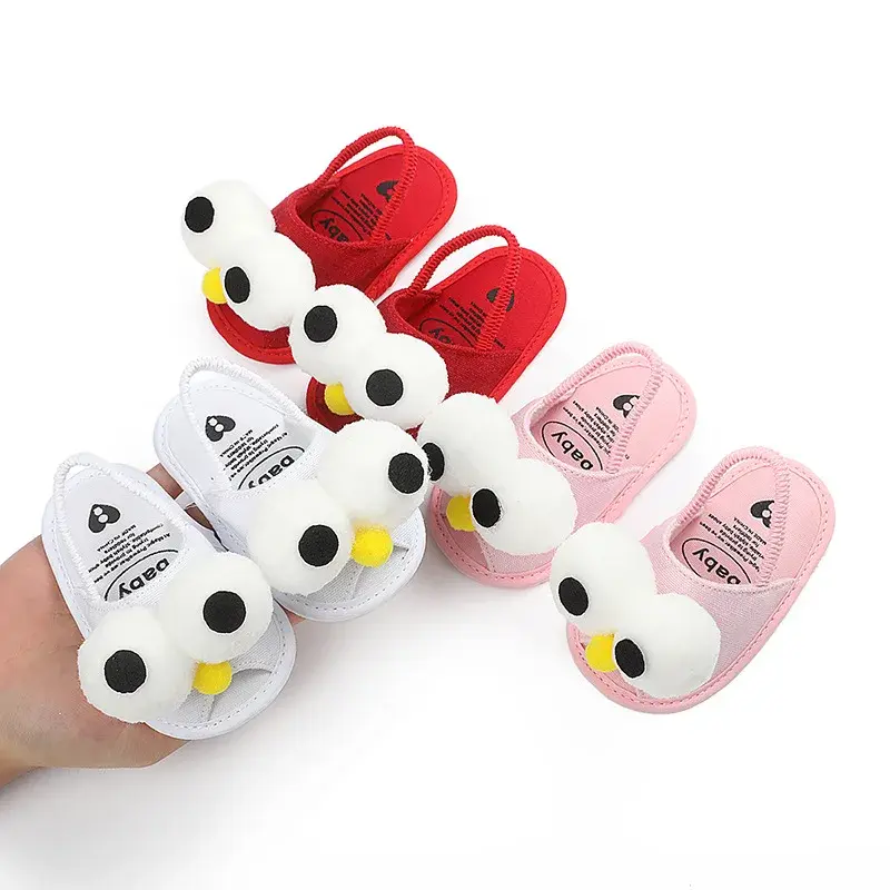 New Newborn Infant Baby Girl Funny Cartoon Animal Kids Shoes Soft Sole Crib Prewalker Toddler Anti-Slip First Walkers