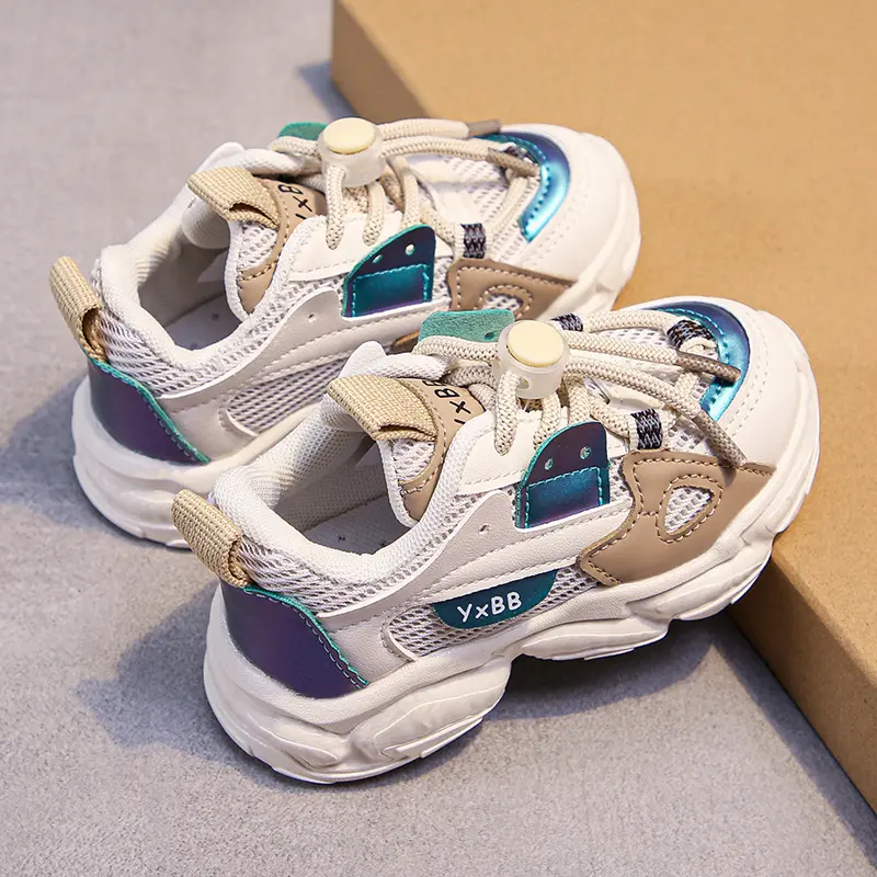 Breathable Mesh Toddler Sneakers for Boys Girls Non-Slip Kids Casual Running Sports Shoes Outdoor Autumn Children Footwear