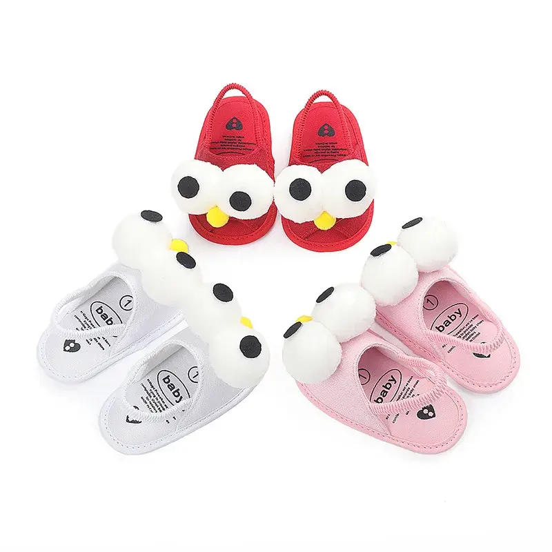 New Newborn Infant Baby Girl Funny Cartoon Animal Kids Shoes Soft Sole Crib Prewalker Toddler Anti-Slip First Walkers