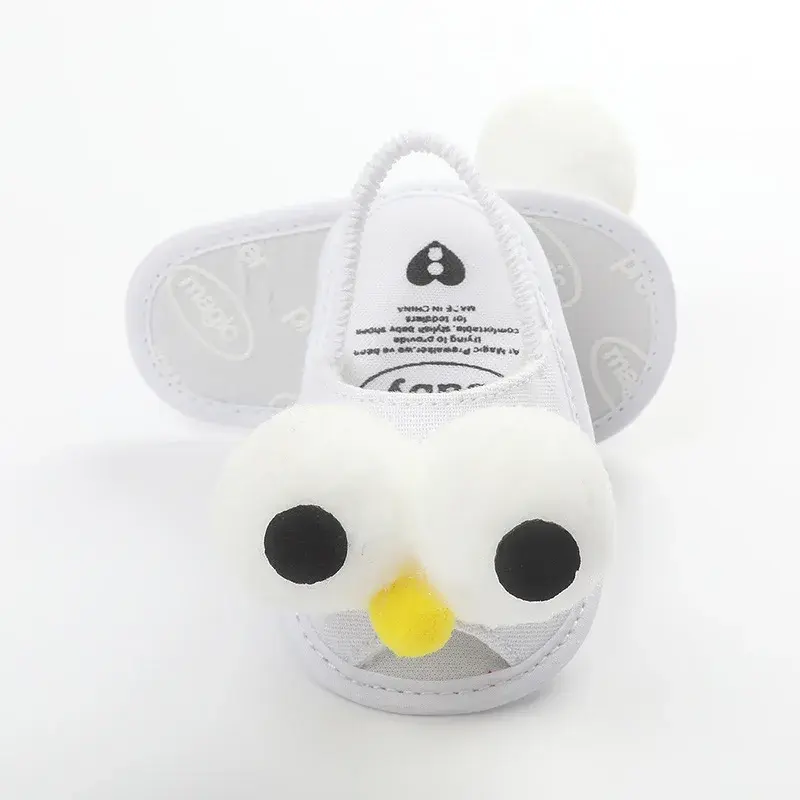 New Newborn Infant Baby Girl Funny Cartoon Animal Kids Shoes Soft Sole Crib Prewalker Toddler Anti-Slip First Walkers
