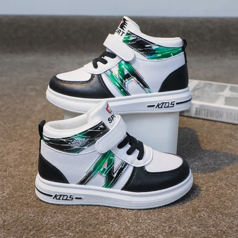 Fashionable Casual Shoes For Children Spring Autumn 2025 New Style Sports Shoes Boys Girls Small Shoes PVC Sole Polyamide