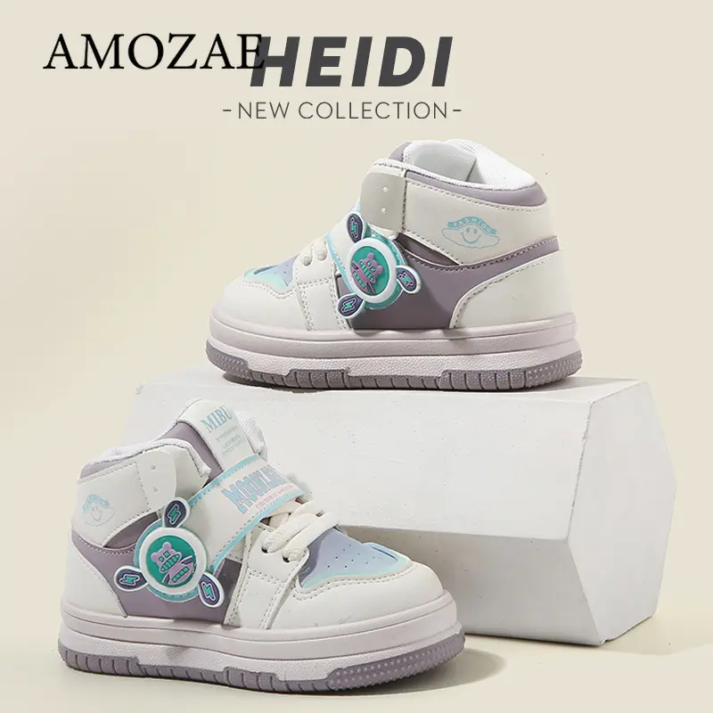PU Leather Kid's Sneakers Ergonomics Waterproof Running Sport Shoes For Baby Boys Girl's Running Shoes Children Sneakers
