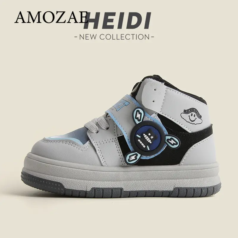 PU Leather Kid's Sneakers Ergonomics Waterproof Running Sport Shoes For Baby Boys Girl's Running Shoes Children Sneakers