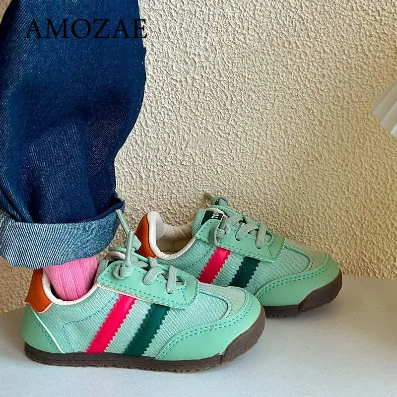 Children's Casual Shoes Girls' Sneakers Fashion Children's Boy Breathable Running Soft Shoes All Seasons