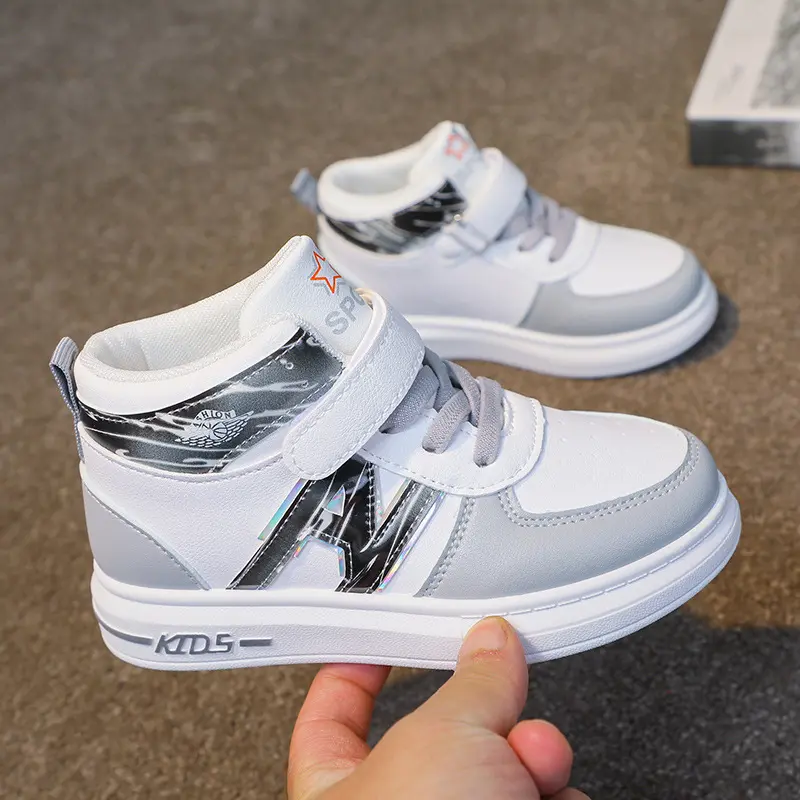 Fashionable Casual Shoes For Children Spring Autumn 2025 New Style Sports Shoes Boys Girls Small Shoes PVC Sole Polyamide