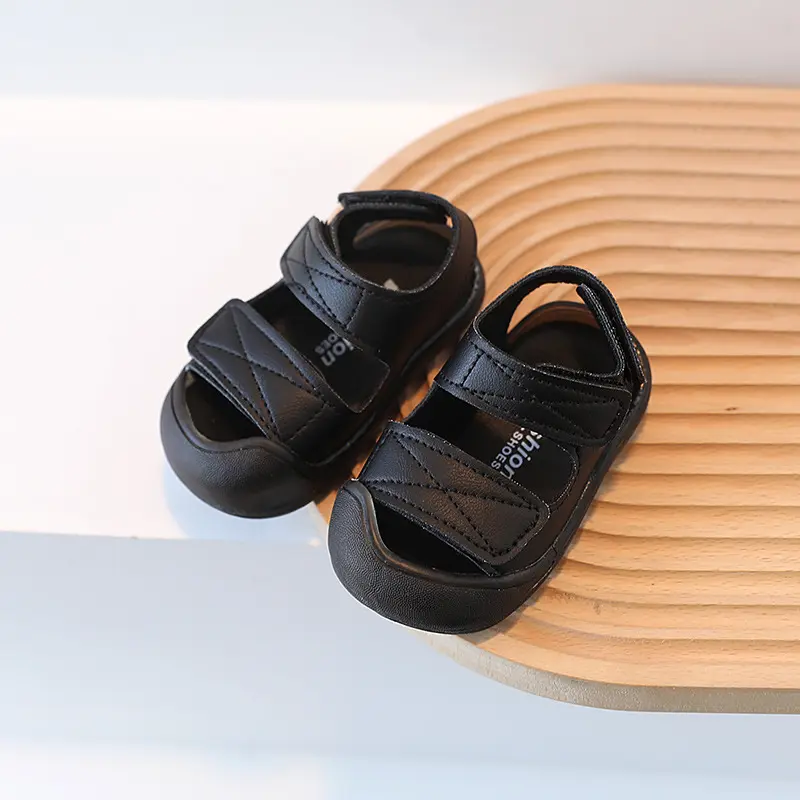Baby Infant Toddler Boys Girls Summer Sandals Leather Soft Sole Beach Casual Comfortable Kids Children Shoes Outdoor Footwear