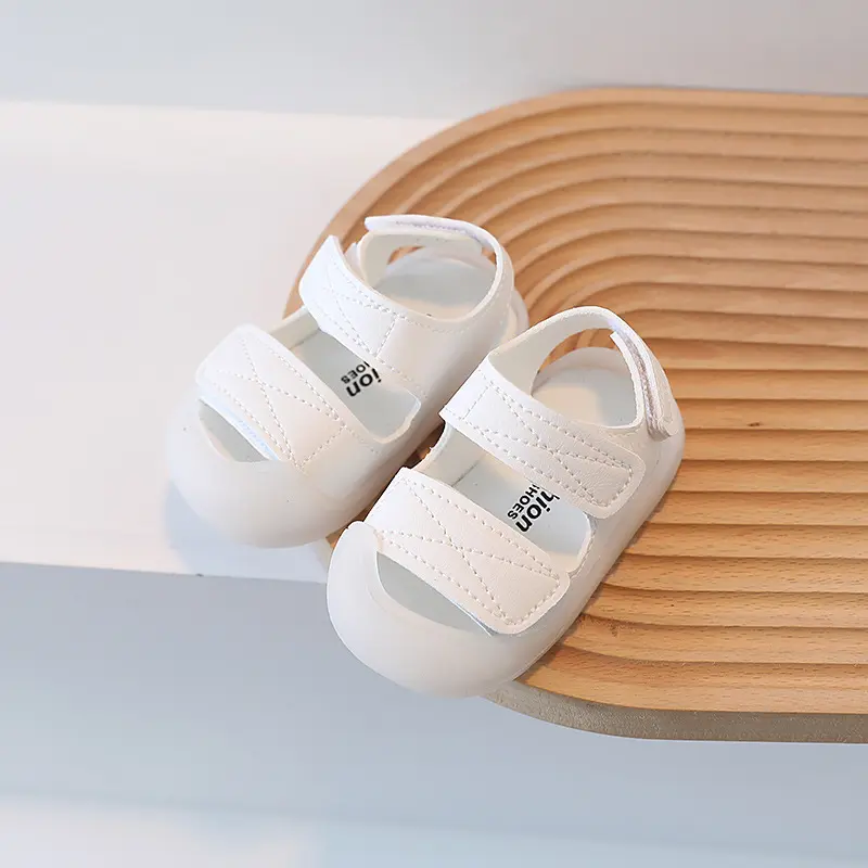 Baby Infant Toddler Boys Girls Summer Sandals Leather Soft Sole Beach Casual Comfortable Kids Children Shoes Outdoor Footwear