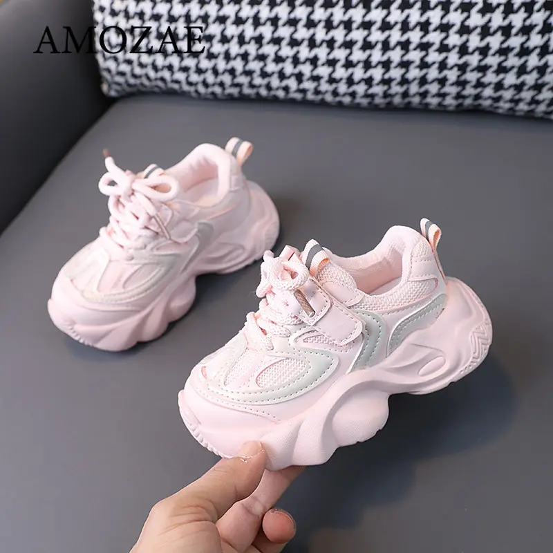 Baby Toddler Shoes For Boys Girls Breathable Mesh Little Kids Casual Sneakers Non-slip Children Sport Shoes