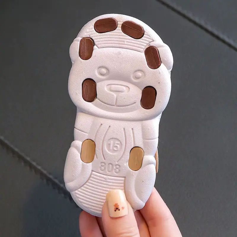 Children Summer Baby Boys Girls Sandals Comfortable Soft Sole Cartoon Beach Shoes for Toddler Kids Students 1-3 Years