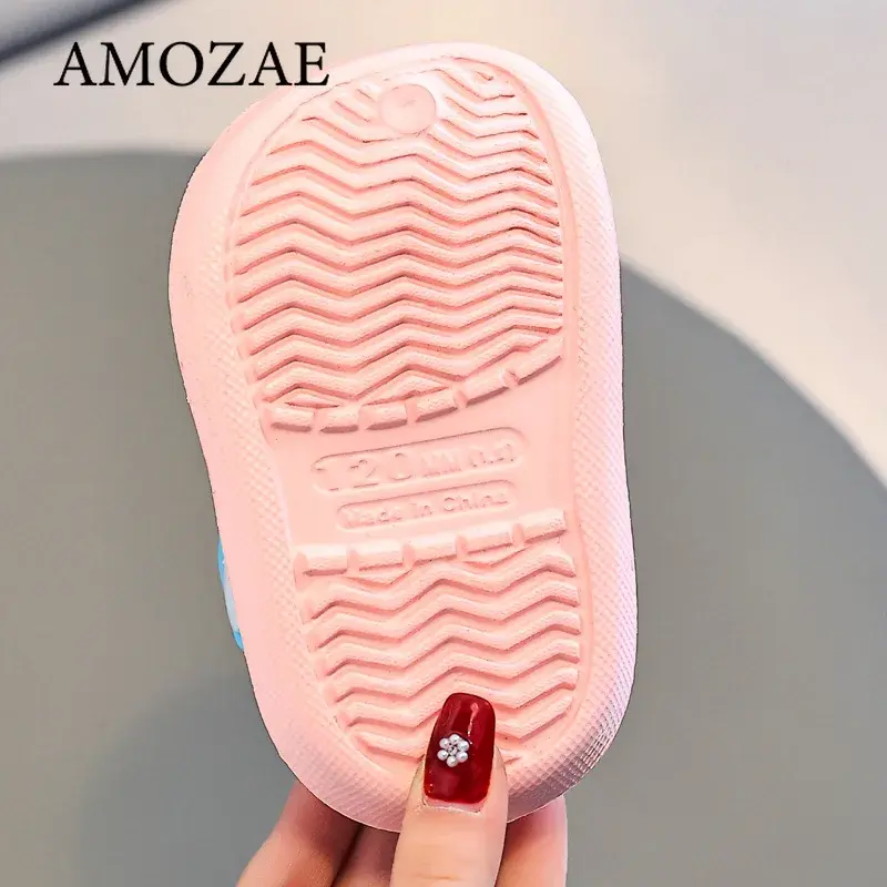 Summer Children Garden Clogs Shoes Boys Girls Beach Sandal Kids Lightweight Breathable Cute Cartoon Slip Baby Slippers