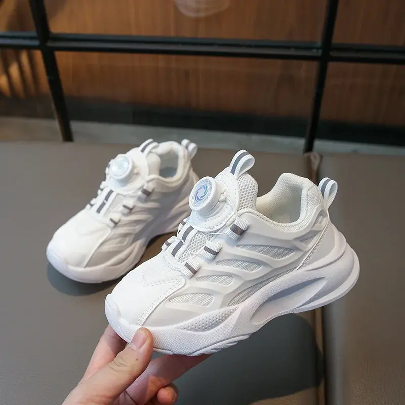 Children Sport Shoes Boys Girls Arch Support Comfortable Breathable Mesh Sneakers Soft Soled Running Tennis Trainers Footwear