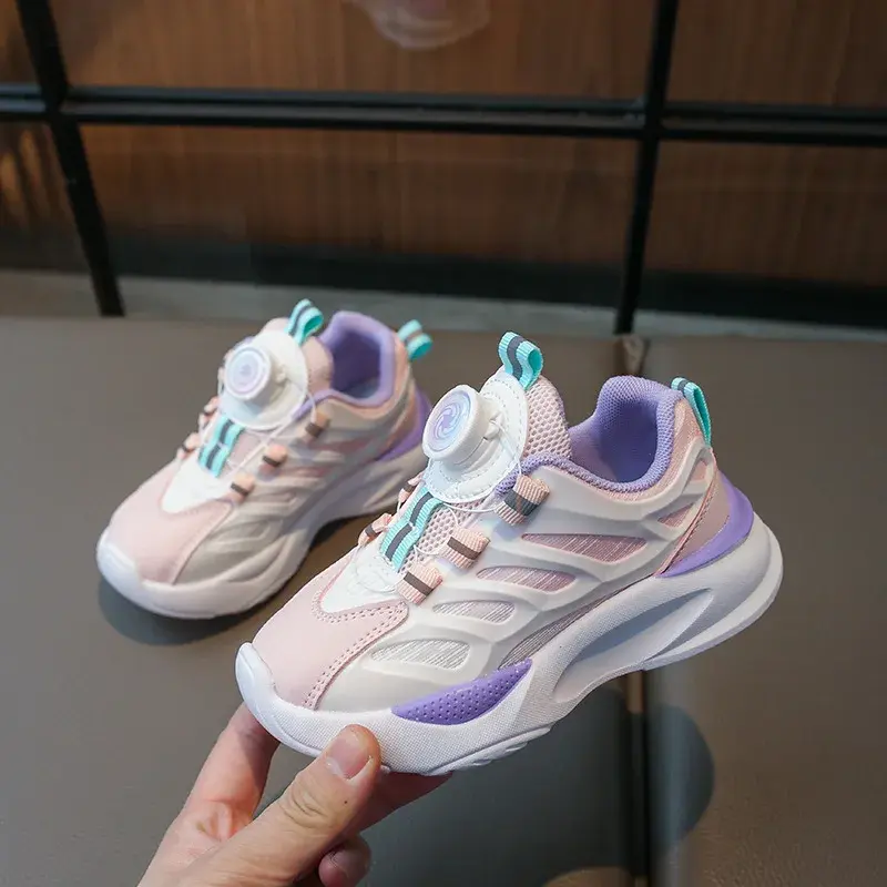 Children Sport Shoes Boys Girls Arch Support Comfortable Breathable Mesh Sneakers Soft Soled Running Tennis Trainers Footwear