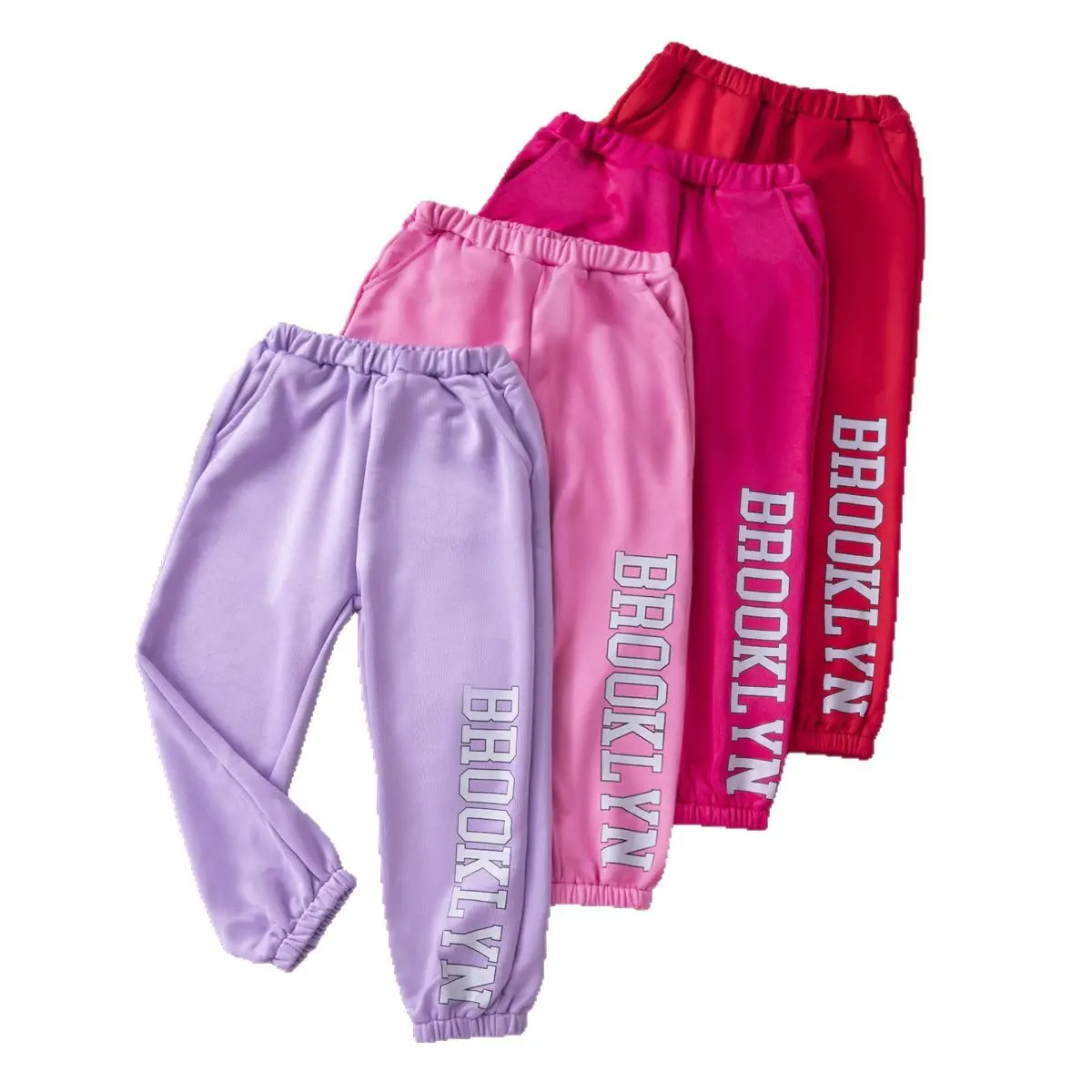 Summer Toddler Kids Letter Print Cartoon Pants Girls Thin Anti Mosquito Trousers Children Fashion Bloom Trousers