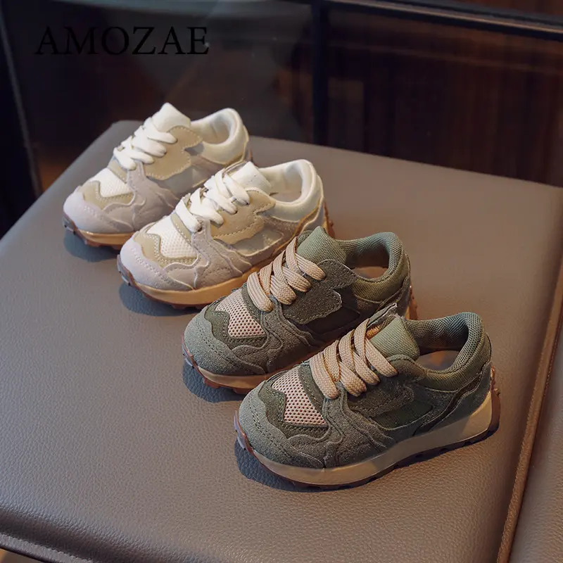 Kids Shoes for Boys Girls Soft Sneakers New 2025 Fashion Sports Running Shoes Children Flat Casual Baby Toddler Outdoor Shoes
