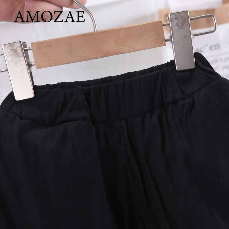 Children Girls' Set Summer Casual Children's Summer Vacation Party Casual Girls' Baby Clothing Shirt+Shorts Set