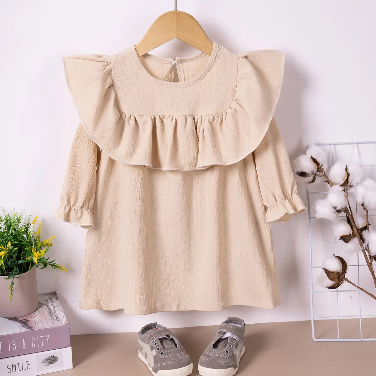 New Autumn Girls Dress Spring Summer Kids Princess Dress Casual Floral Costumes Children Clothing Flowers Dresses 2-8 Years