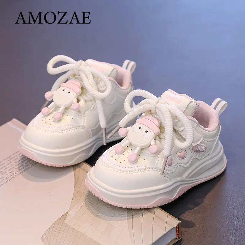 Cute Princess Sport Shoes for Girls Baby Casual Sneakers Children's Footwear Spring Autumn New Style Kids Comfortable Footwear