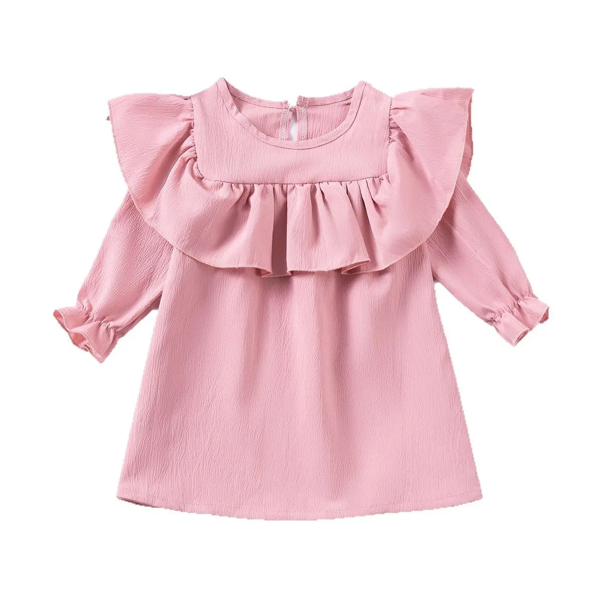 New Autumn Girls Dress Spring Summer Kids Princess Dress Casual Floral Costumes Children Clothing Flowers Dresses 2-8 Years