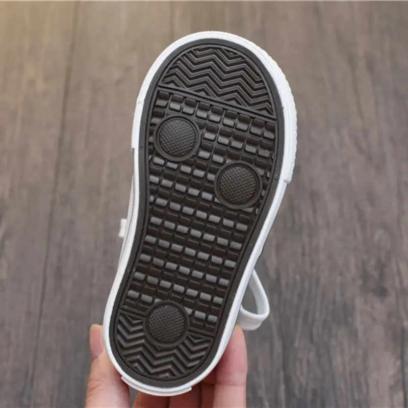 Solid Color Trendy Children's Canvas Shoes, Boys' and Girls' Board Shoes, Fashionable and Breathable Children's Shoes Soft