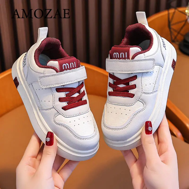 Children's Sneakers Spring and Autumn Kid's Sports Shoes Anti slip Lightweight Boys Board Shoes Soft Sole Baby Casual Shoes