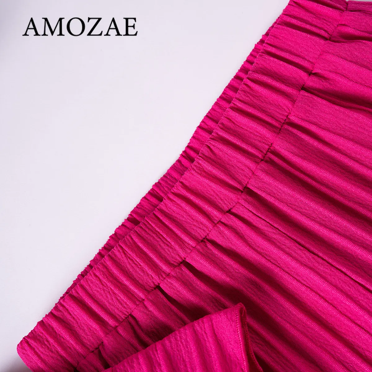 Girls Summer Casual Outfit Sets Solid Color Strap Pants Wave Stripe Top and Beach Vacation Flowy Wide Leg Pants