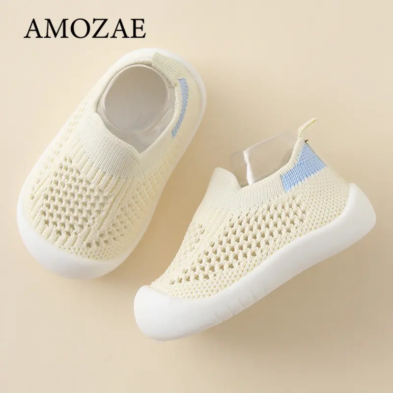 Baby Breathable Shoes Summer Mesh Soft Sole Lightweight Walking Shoes Toddler Boys and Girls Comfortable Leisure Shoes