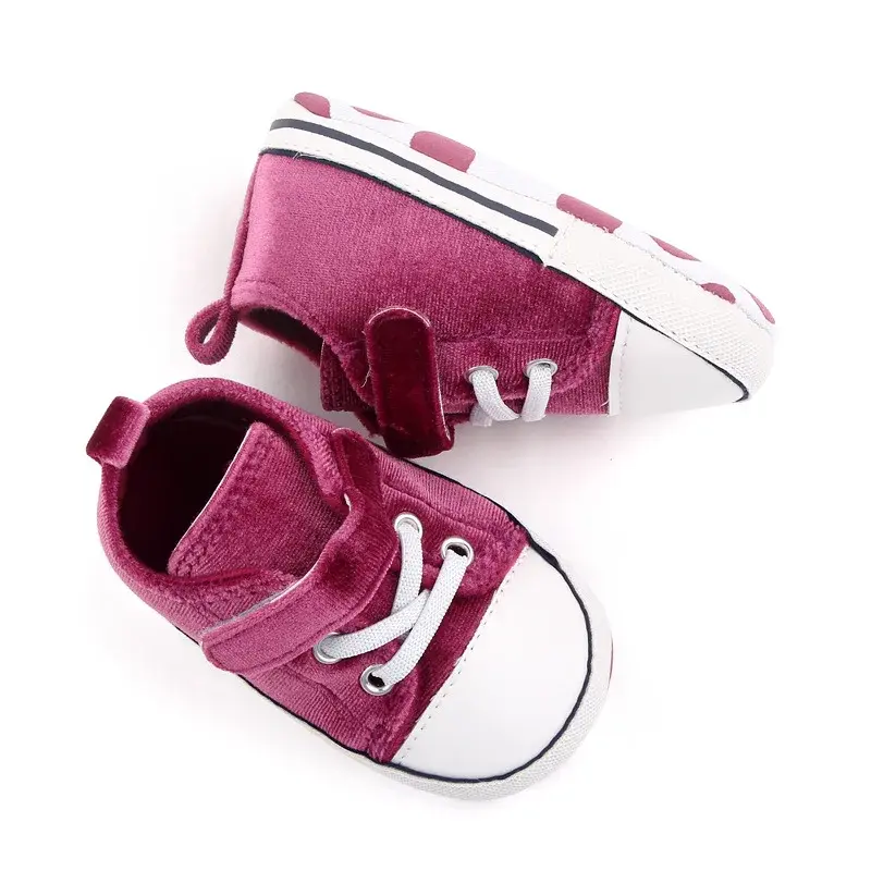 Baby Canvas Classic Sneakers Spring Newborn Sports Baby Boys Girls First Walkers Shoes Infant Toddler Anti-slip Baby Shoes 0-1Y