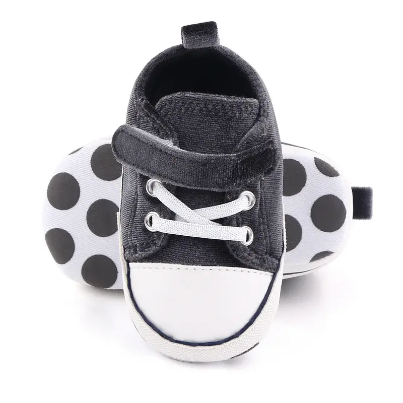 Baby Canvas Classic Sneakers Spring Newborn Sports Baby Boys Girls First Walkers Shoes Infant Toddler Anti-slip Baby Shoes 0-1Y