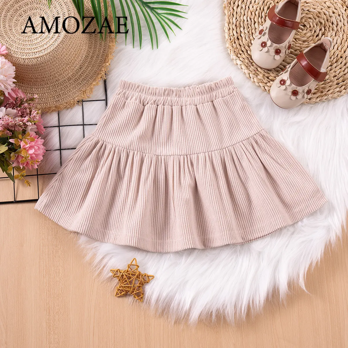Summer Toddler Girls Casual Boho Ruffle Shorts and Flowy Skirt 2 Piece Set Loose Comfortable Play Outfit 0-7 Years