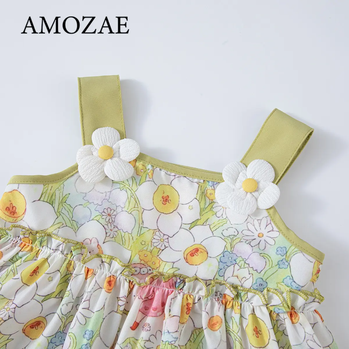 Baby Girl Dresses Summer Floral Lace Lace Girls Princess Dress Cute Sleeveless Girls Beach Dresses