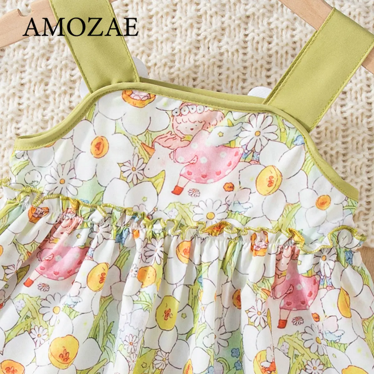 Baby Girl Dresses Summer Floral Lace Lace Girls Princess Dress Cute Sleeveless Girls Beach Dresses