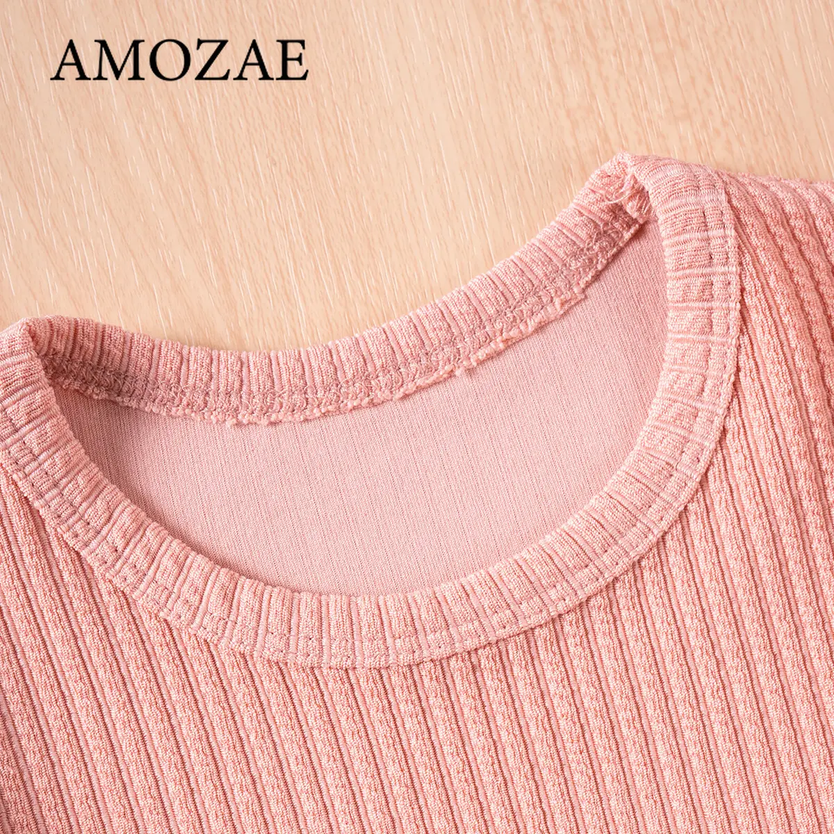 Children Girls Suit 1-6Y Summer 2Pcs Set Baby Flutter Sleeve Top Shorts Solid Color Soft Comfortable Casual Daily Holiday Outfit