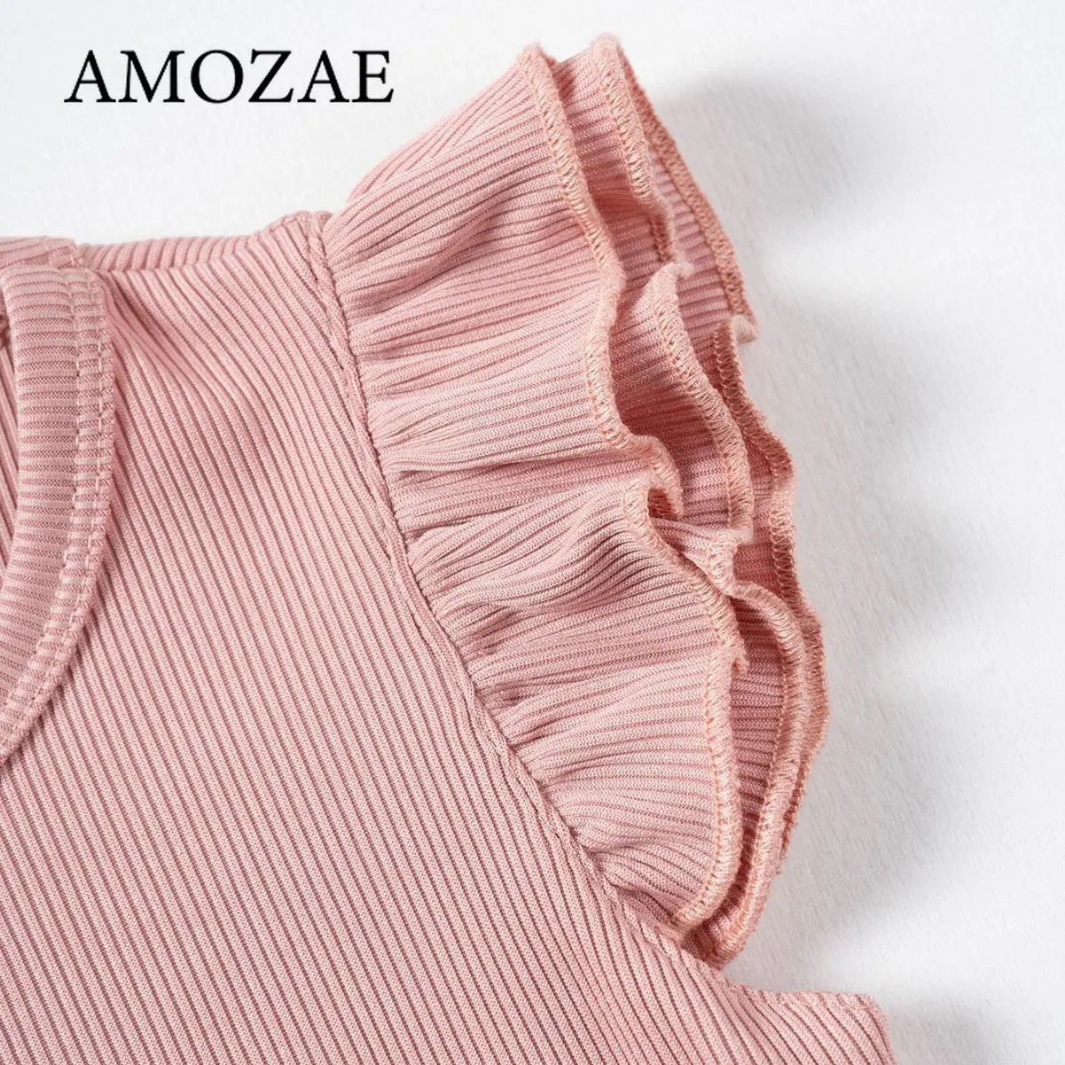 Baby Girls Summer 2pcs Set Casual Sleeveless Tops and Shorts Kids Fashion Outfits Ruffle Costume Cute Fly Sleeve Tshirt