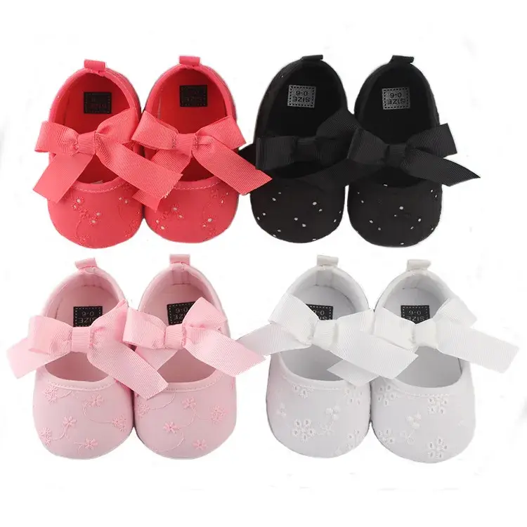 Baby Girl Summer Kids Shoes Fashion Baby Embroidered Soft Shoes Toddler Sole Prewalker Bow Princess Girl Baby Shoes zapatillas