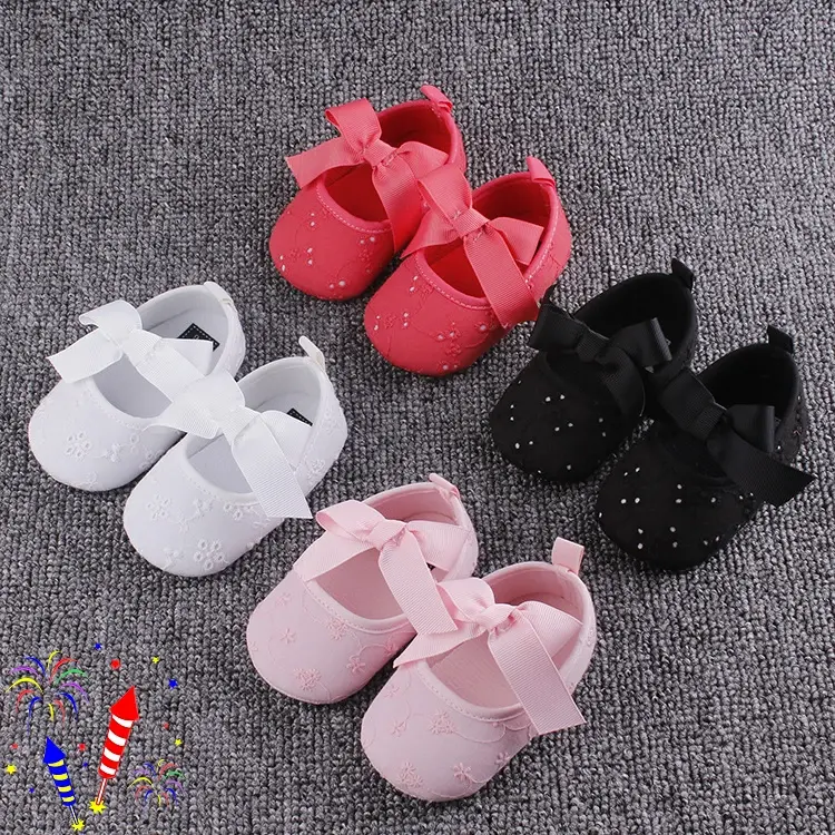Baby Girl Summer Kids Shoes Fashion Baby Embroidered Soft Shoes Toddler Sole Prewalker Bow Princess Girl Baby Shoes zapatillas