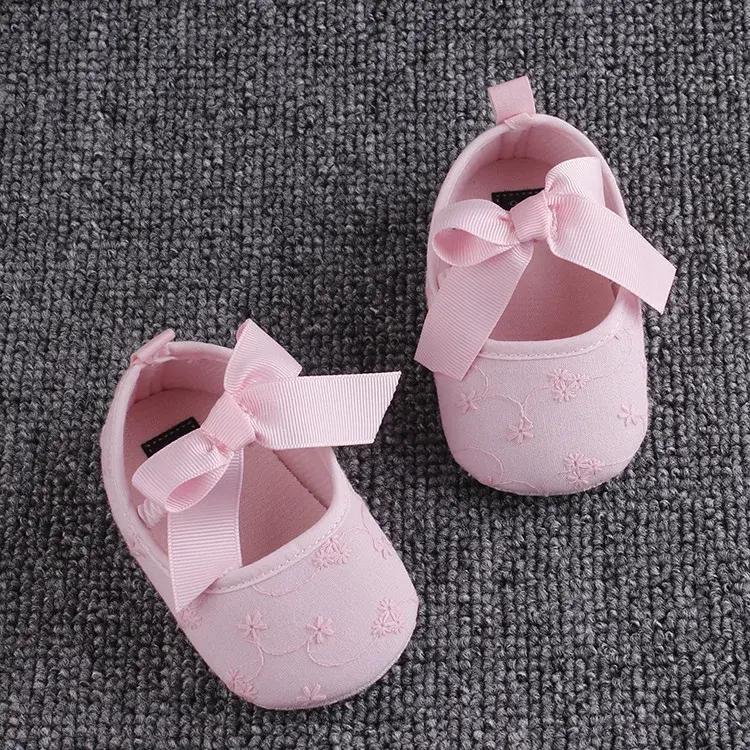 Baby Girl Summer Kids Shoes Fashion Baby Embroidered Soft Shoes Toddler Sole Prewalker Bow Princess Girl Baby Shoes zapatillas