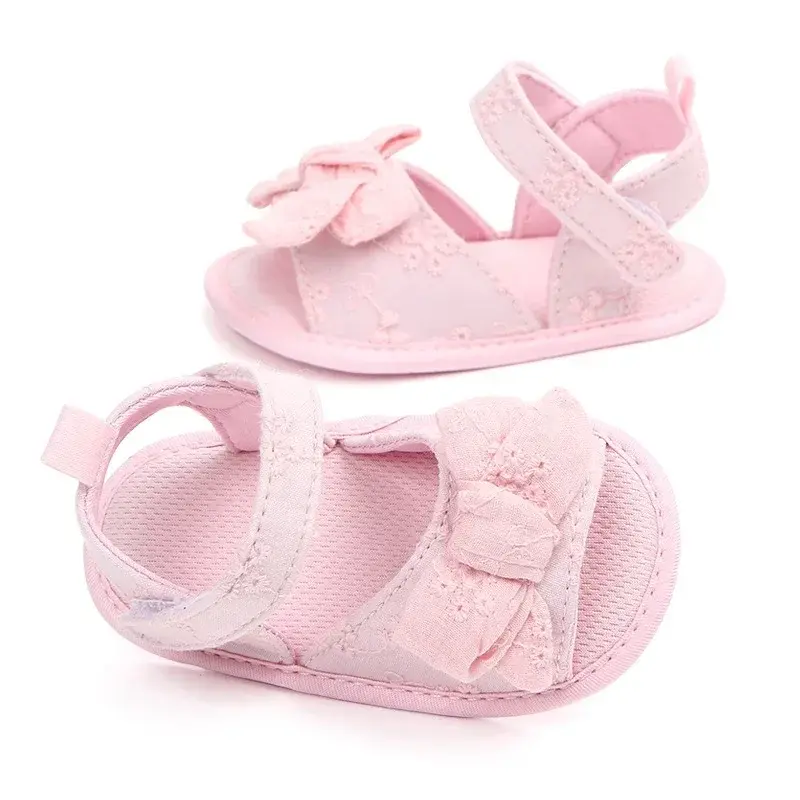Newborn Baby ToddlerBoy Girl Shoes PU Leather Bow Baby Moccasins Soft Moccs Shoes Bebe Soft Soled Non-slip First Walkers 0-18M