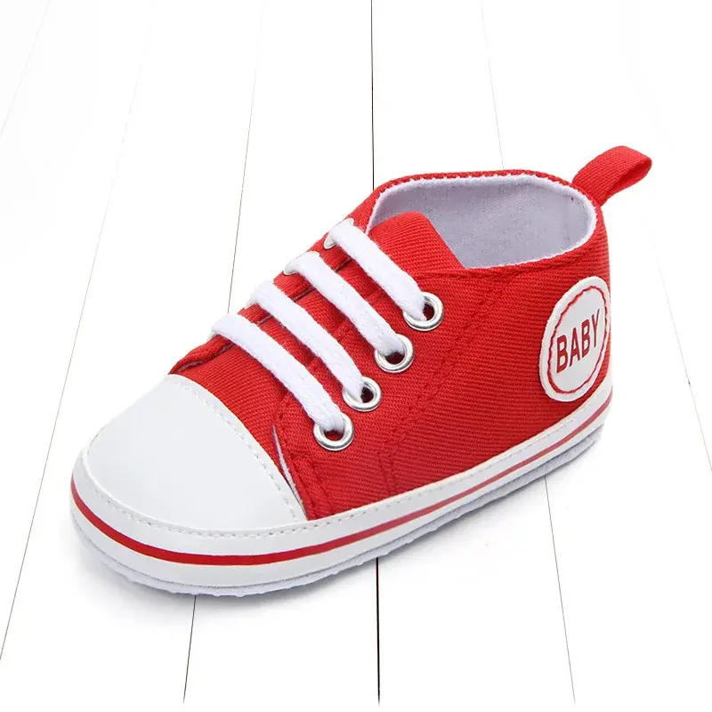 Newborn Canvas Baby Sneakers Casual Baby Boys Toddler Soft Sole Non-slip First Walking Kids Shoes 0-18Month