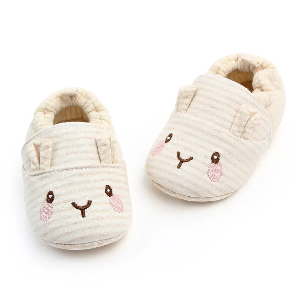 Baby Boys Girls Slippers Soft Sole Non slip Crib Shoes Cute Animal Winter Warm Booties Cartoon Mouse First Walkers