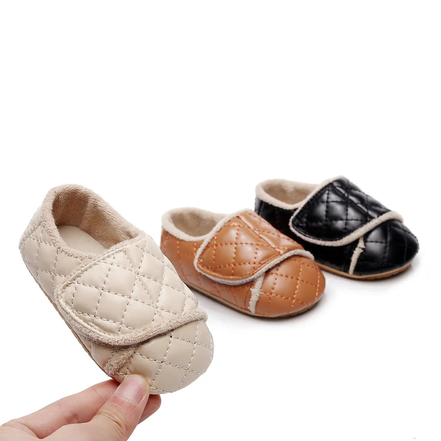 Spring Baby Boys Girls Newborn Baptist New PU Leather Gentleman Shoes Anti-slip Soft Bottom Indoor Casual First Walking Shoes