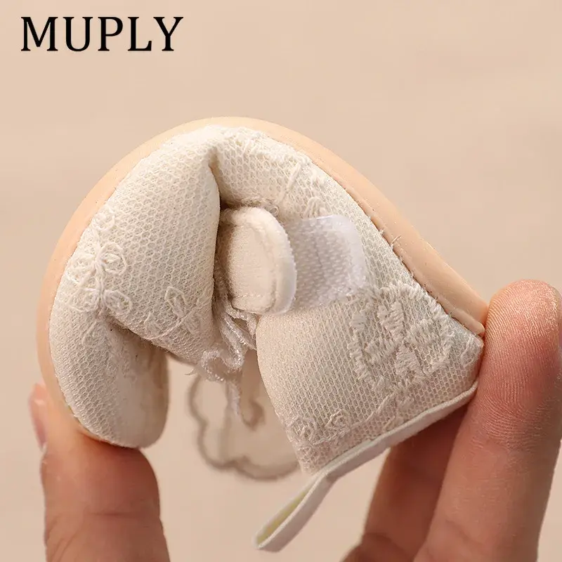 Newborn Baby Girl Walking Shoes Princess Shoes Little Baby Rubber Soft Bottom Anti Drop Girls Toddler Shoes 0-18 Months