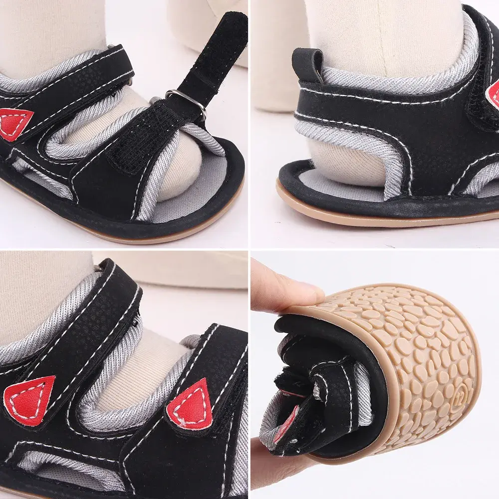 2025 Summer Newborn Baby Boy Girl Solid First Walkers Soft Sole Crib Shoes Sneaker Prewalker Canvas Casual Anti Slip Shoes
