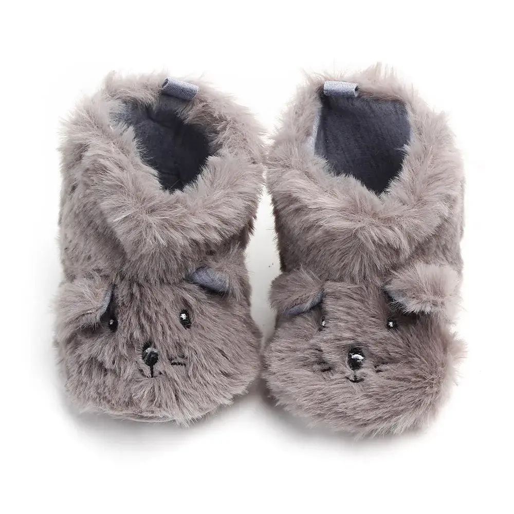 2025 Baby Boots Winter Boys Girl Warm Baby Snow Boots Plush Soft Bottom Infant Shoes Newborn Baby Animal Cute Kids Shoes