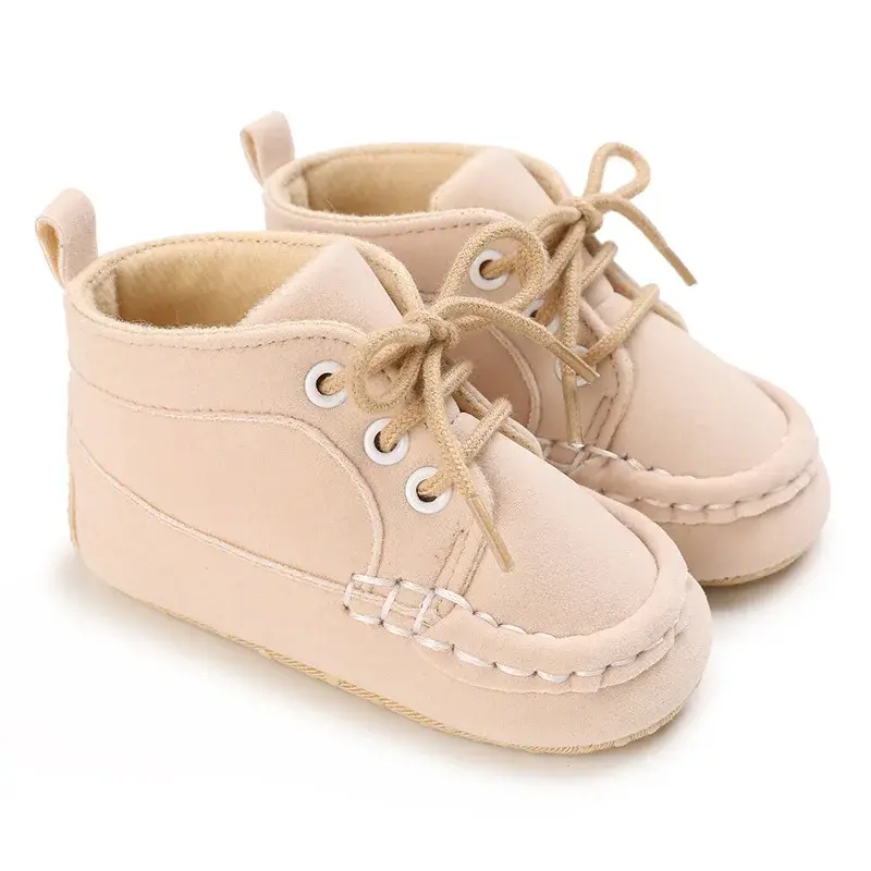 0-1Y Spring Autumn New Brown Baby Walking Shoes Boys Soft Sole Lightweight Sports Shoes First Walkers
