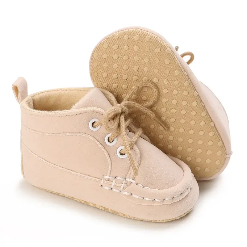 0-1Y Spring Autumn New Brown Baby Walking Shoes Boys Soft Sole Lightweight Sports Shoes First Walkers