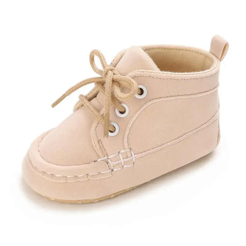0-1Y Spring Autumn New Brown Baby Walking Shoes Boys Soft Sole Lightweight Sports Shoes First Walkers