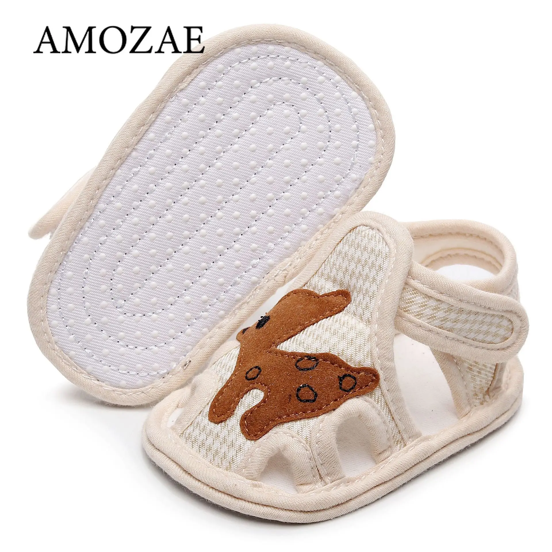 Summer Toddler Infant Kids Baby Cute Casual Princess Sandals Lovely Cartoon Soft Crib Shoes Boy Girls First Walkers Floor Shoe